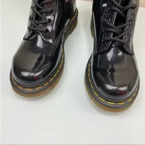Martens Shoes Doc Marten 227 Patent Leather 20 Eye Knee